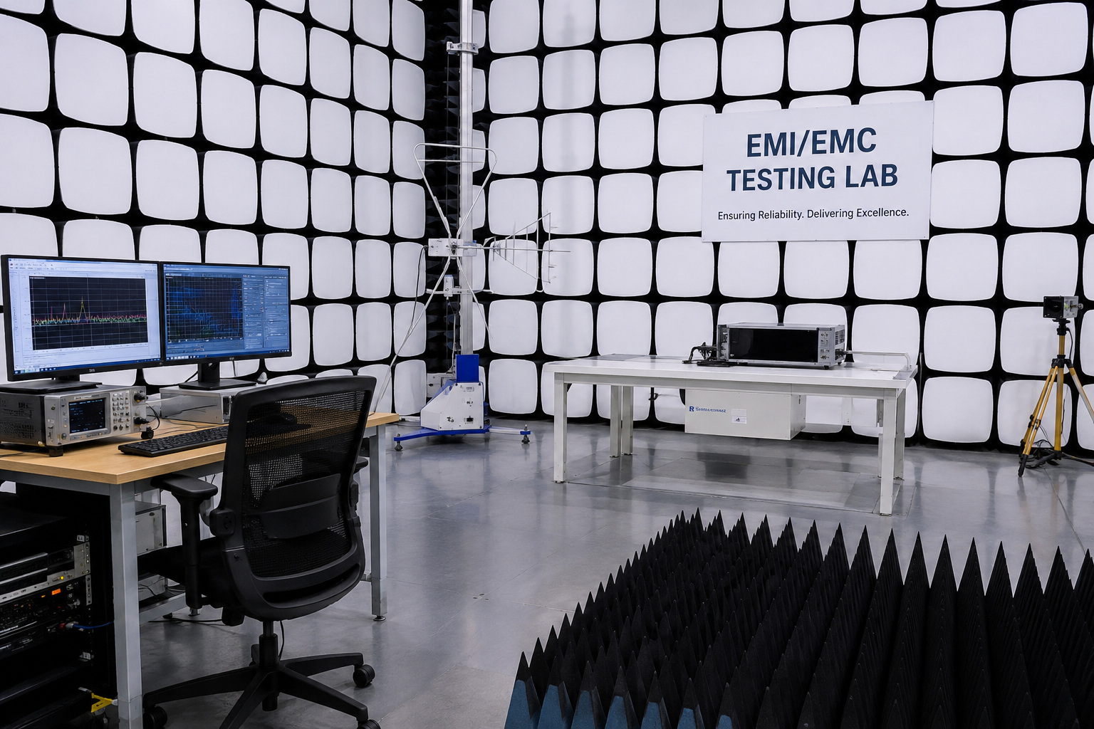 About Manasi Semiconductors & Systems — EMC pre-compliance testing lab