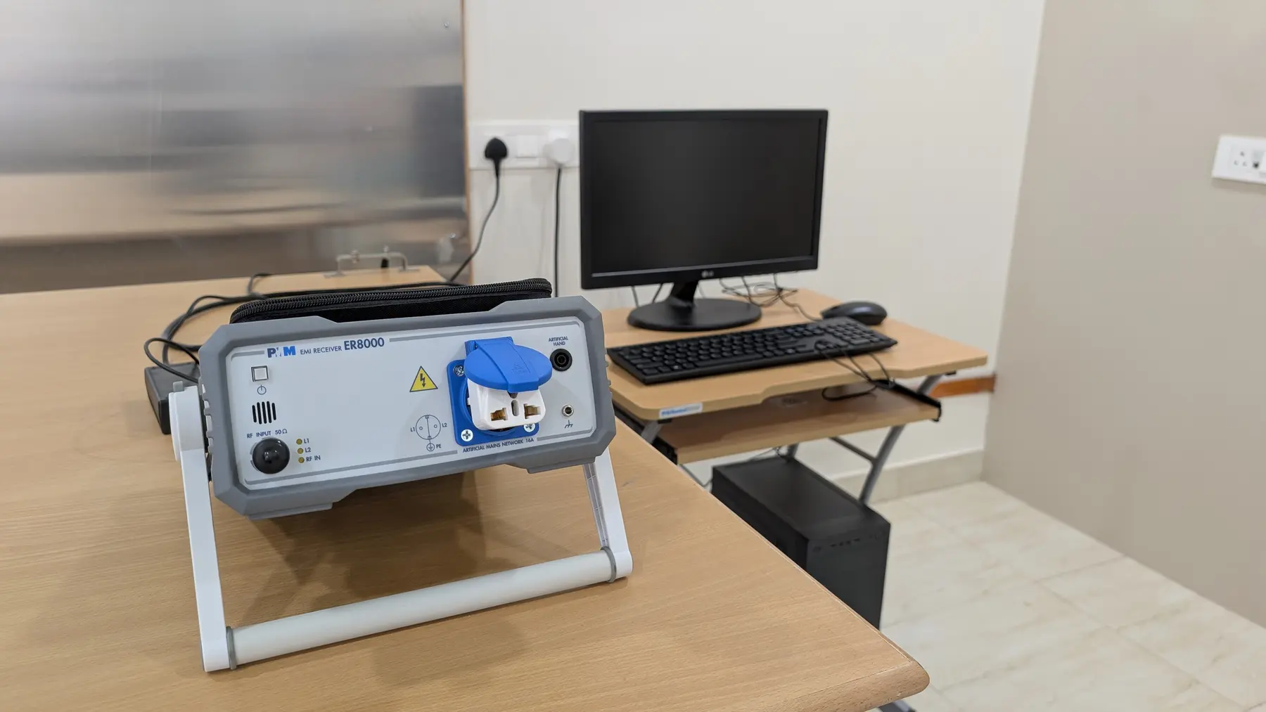 ESD test equipment at the MSASPL laboratory